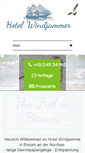 Mobile Screenshot of hotel-windjammer.de